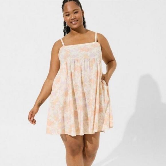 Torrid Mini Challis Sleeveless Sundress 3X - Picture 1 of 11